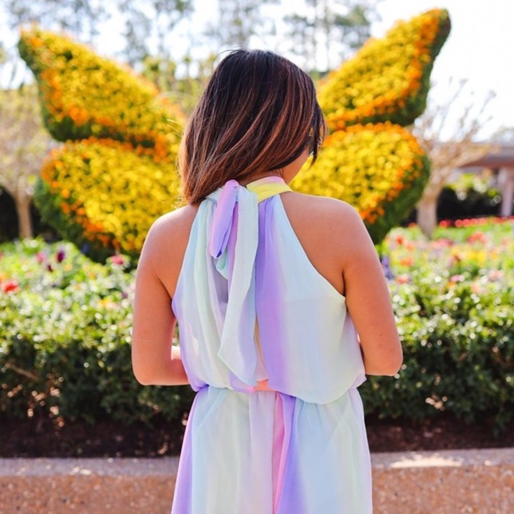 RAINBOW GARDEN FAIRY JUMPER -‎ M - Picture 8 of 8